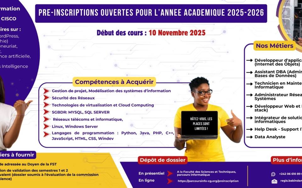 Couverture Préinscription 2025-2026